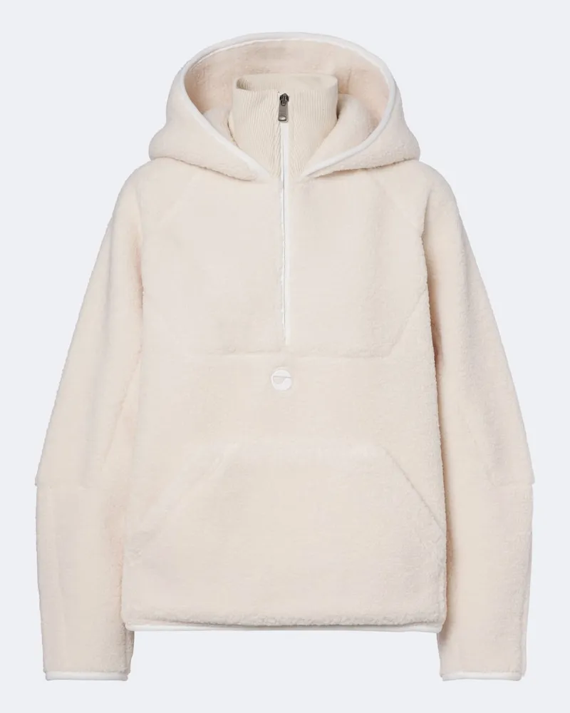 COPERNI Kapuzenjacke aus Fleece Weiß