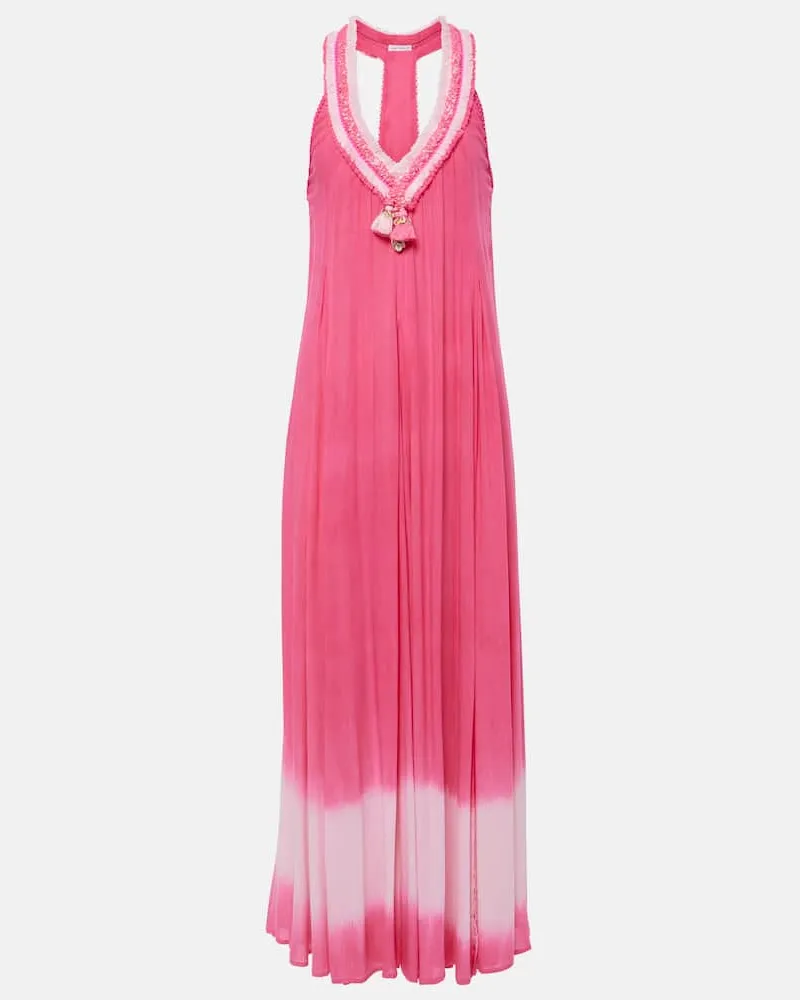 Poupette St Barth Maxikleid Nava Rosa