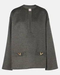 Valentino Garavani Pullover VGold Grau