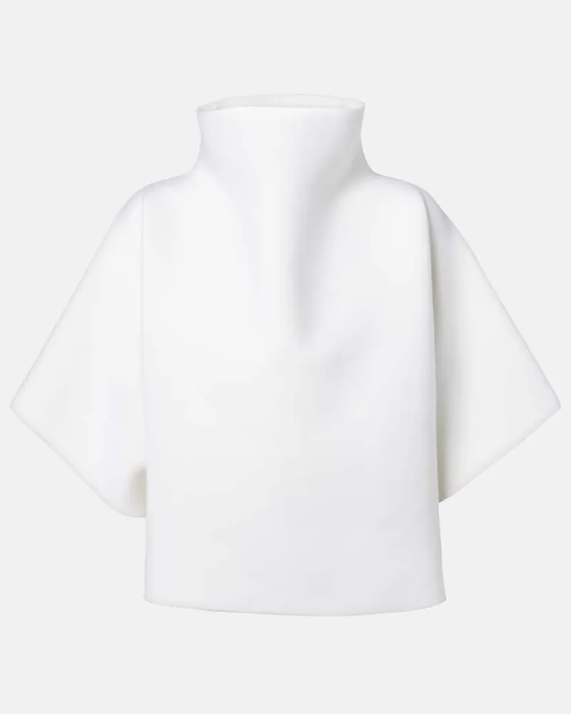 Tom Ford Top aus einem Kaschmirgemisch Weiß