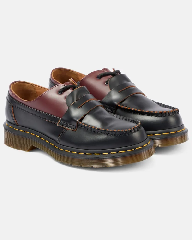 Maison Margiela X Dr. Martens Loafers 1461 aus Leder Schwarz