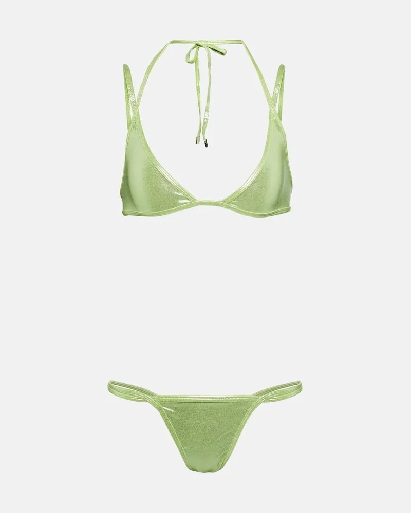 ATTICO Bikini-Oberteil Grün