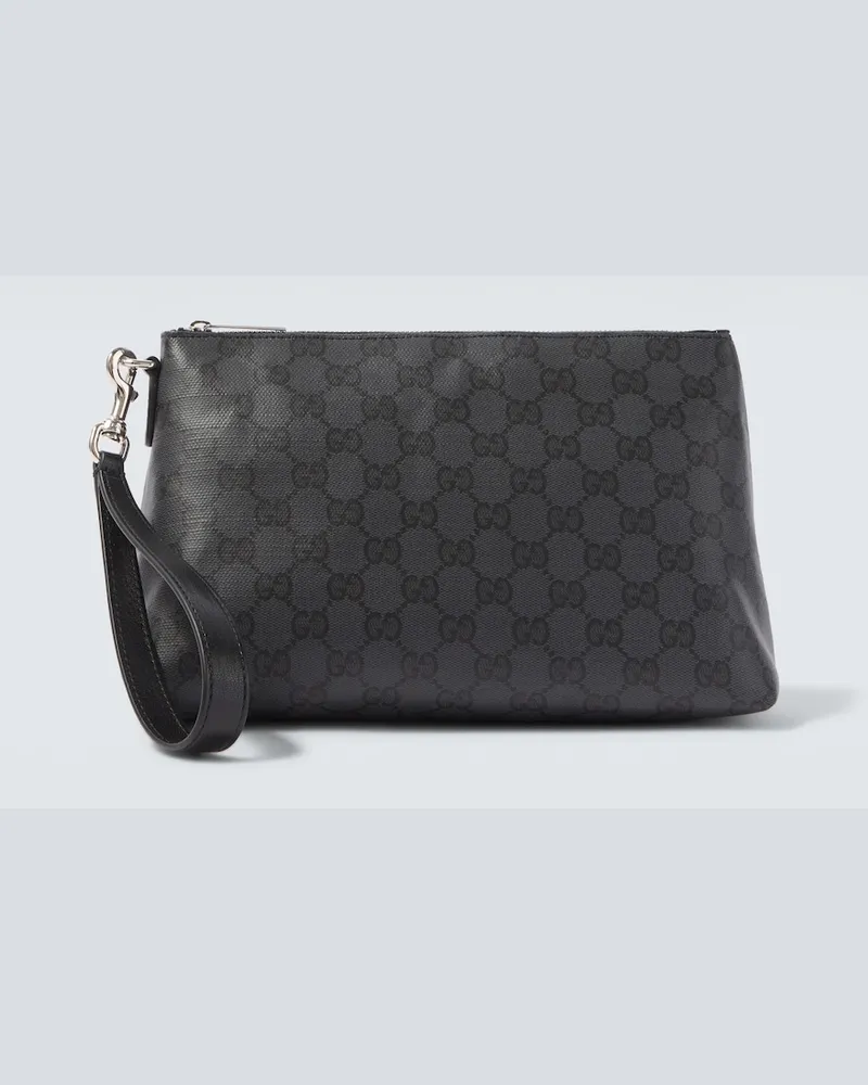 Gucci Etui Gucci Essence Classic Small GG aus Canvas Schwarz