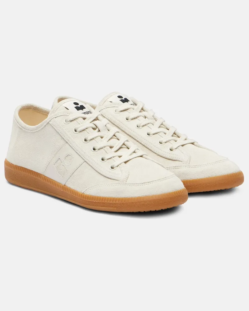 Isabel Marant Sneakers Klyce aus Veloursleder Beige
