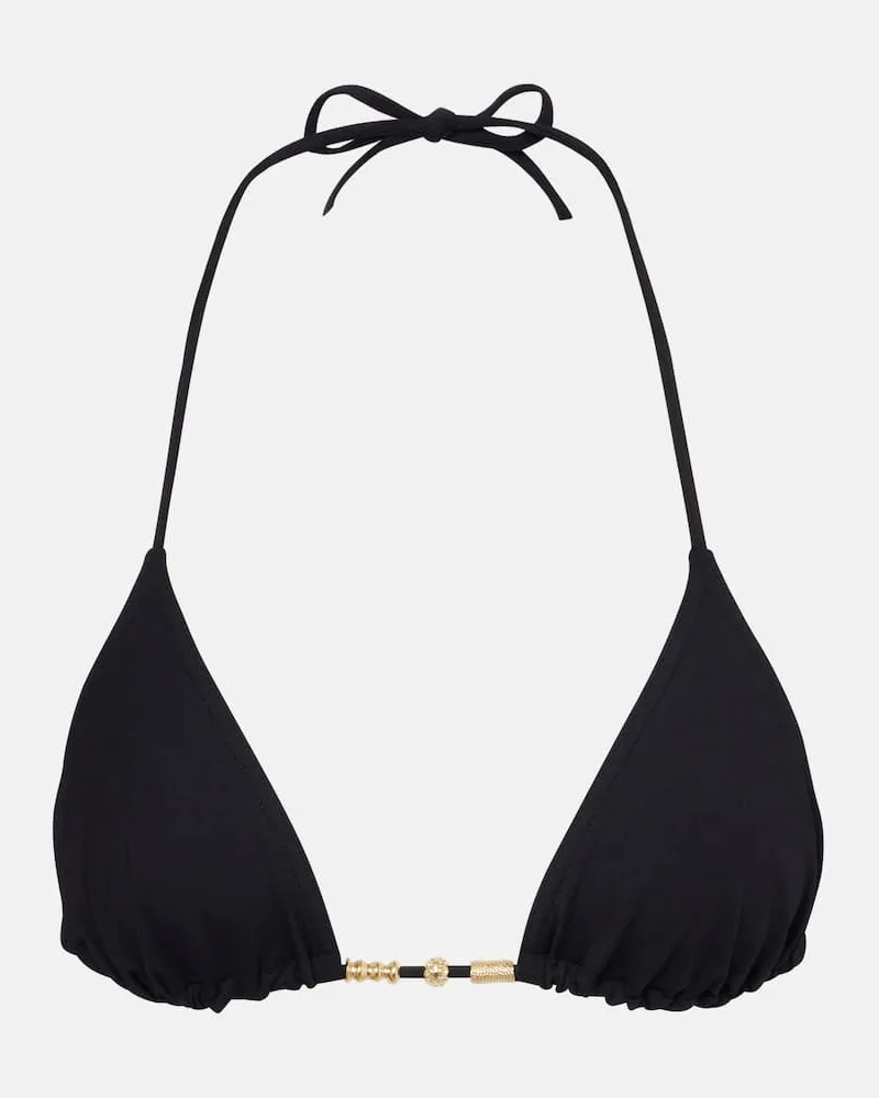 Eres Verziertes Bikini-Oberteil Epheme Schwarz