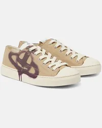 Vivienne Westwood Bedruckte Sneakers Plimsoll Weiss