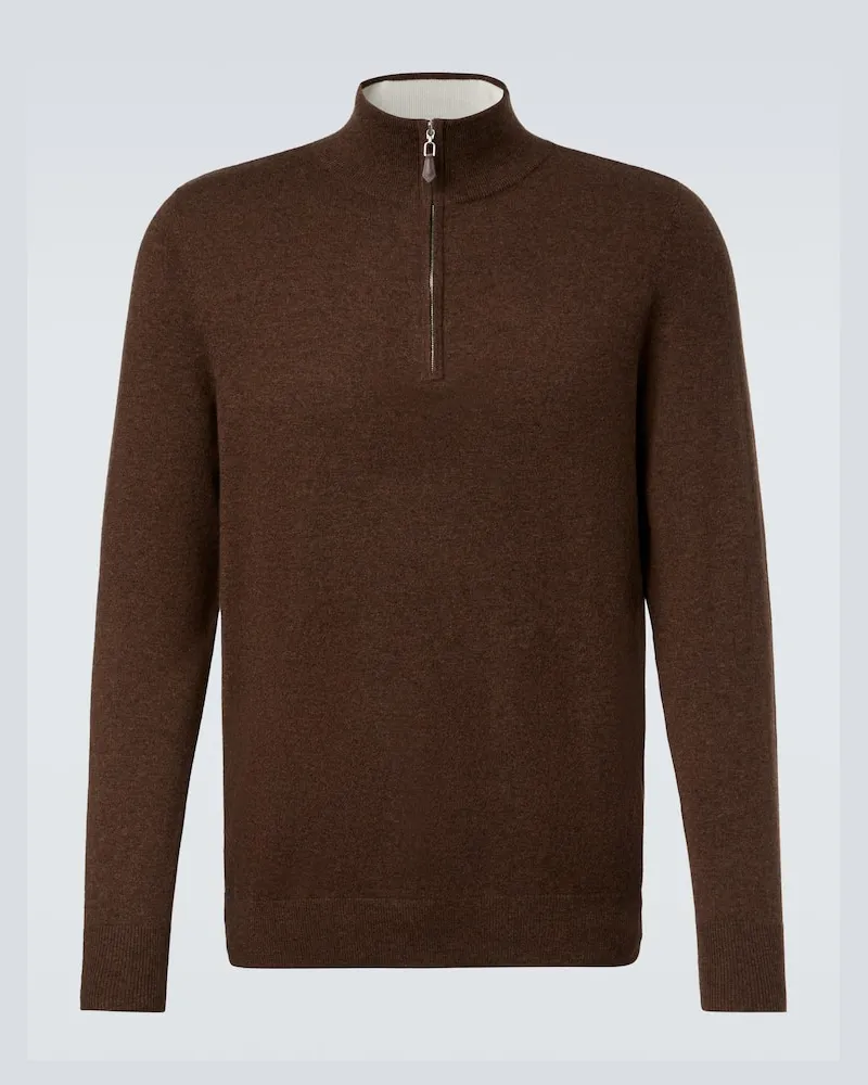 arch4 Pullover Mr Fenchurch aus Kaschmir Braun