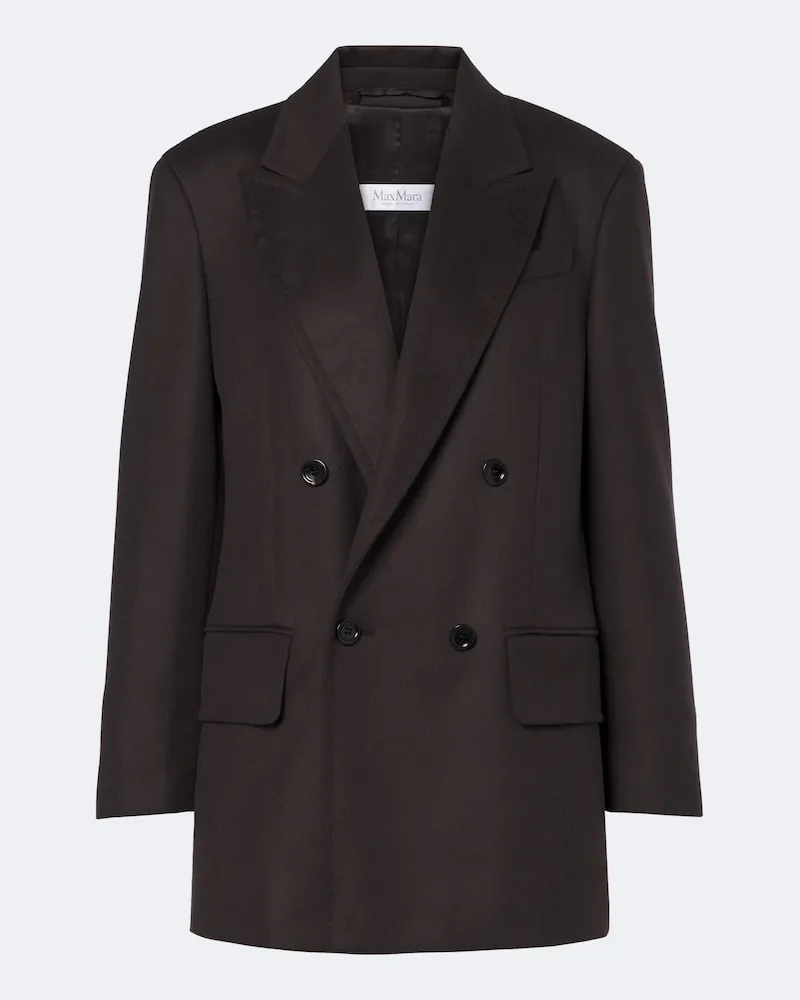 Max Mara Blazer aus Kamelhaar Braun