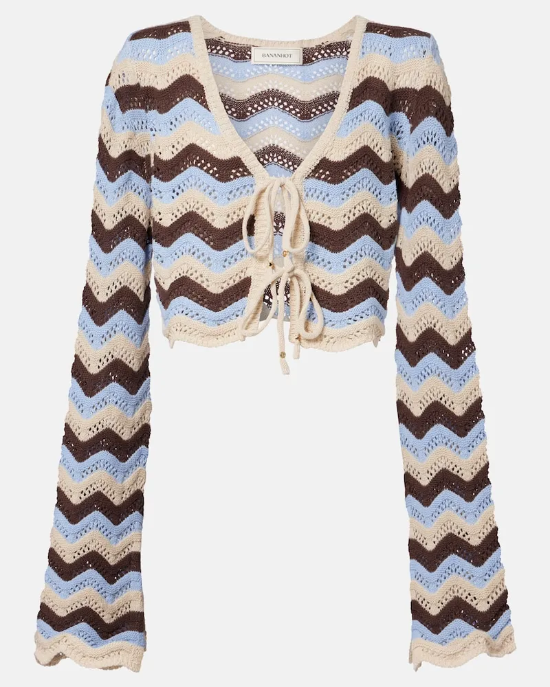 BANANHOT Cropped-Top Miana aus einem Baumwollgemisch Multicolor