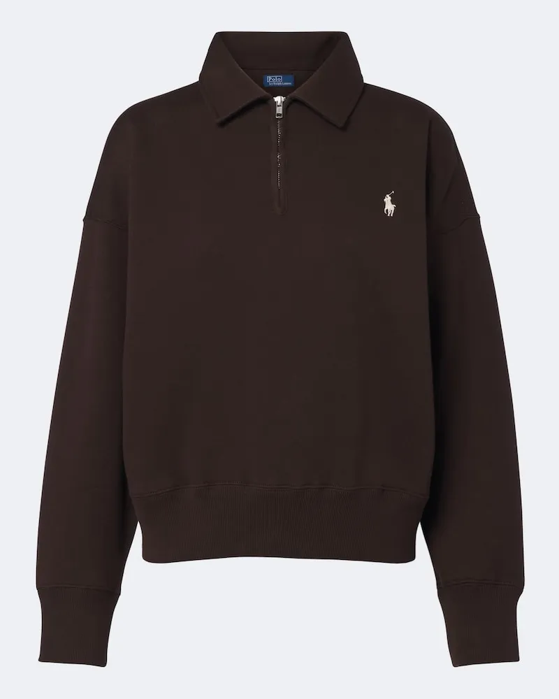 Ralph Lauren Polopullover aus Baumwoll-Jersey Braun