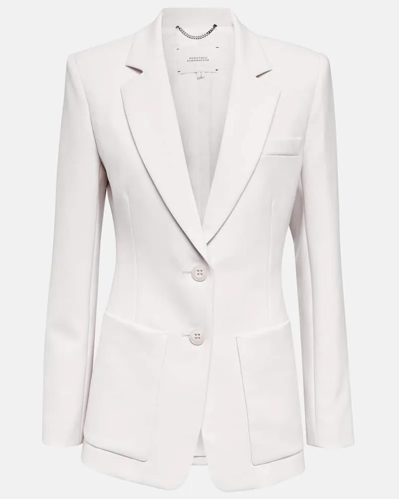 Dorothee Schumacher Blazer aus einem Wollgemisch Weiß