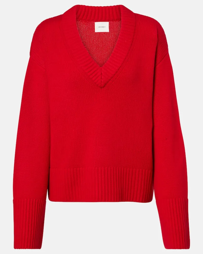 Lisa Yang Pullover Aletta aus Kaschmir Rot