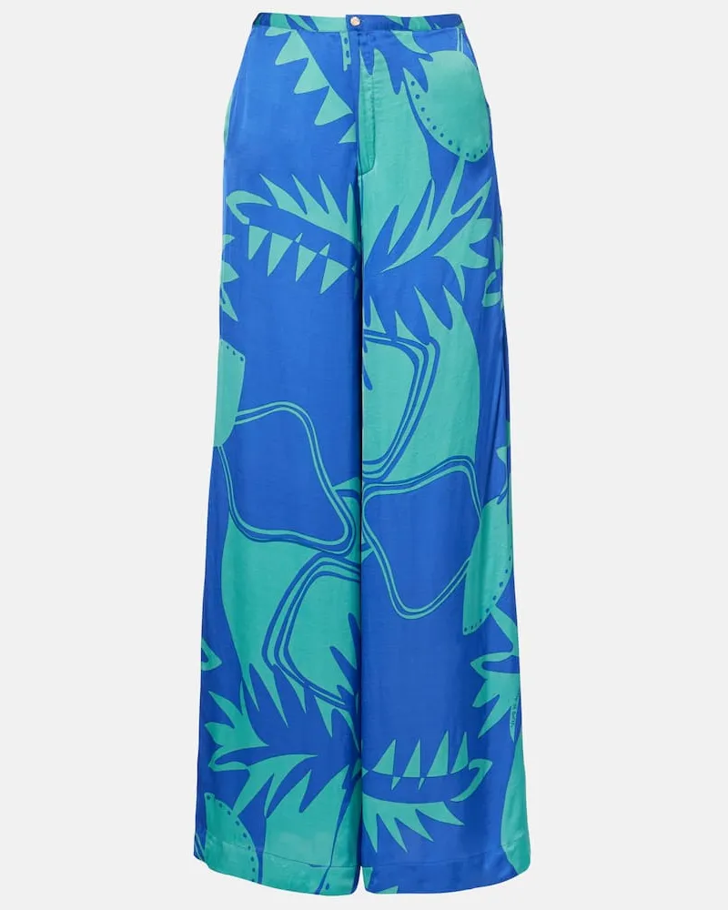 Poupette St Barth Weite Hose Clea Blau