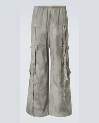 Acne Studios Cargohose aus Baumwolle Grau