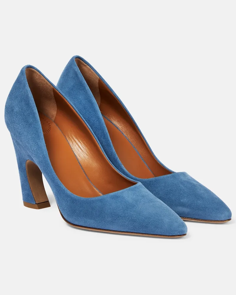 Chloé Chloé Pumps Oli aus Veloursleder Blau