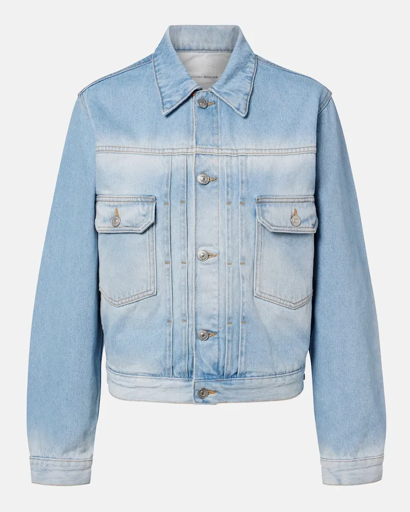 Victoria Beckham Jeansjacke Blau
