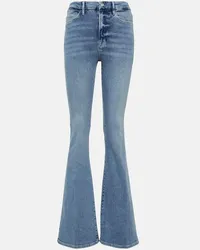 Frame Denim Jeans Le Super High Flare Blau