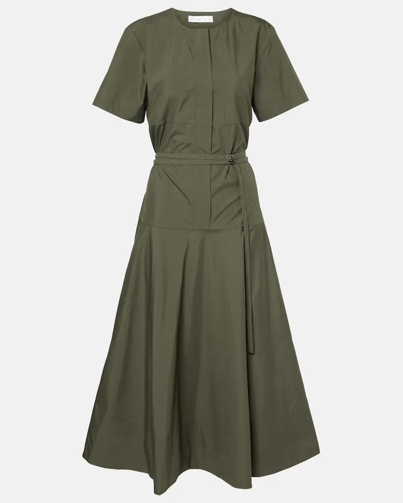 Proenza Schouler White Label Midikleid Elizabeth Grün