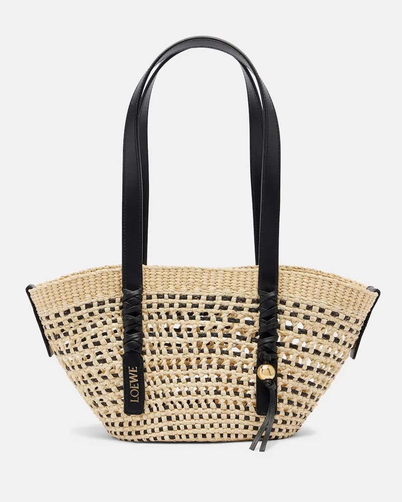 Loewe Paula's Ibiza Tote Braid Small Beige