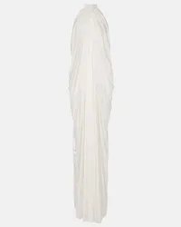 Tom Ford Robe aus Jersey Weiss