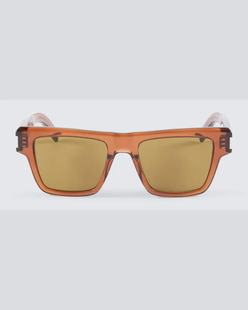Saint Laurent Eckige Sonnenbrille SL 51 Braun