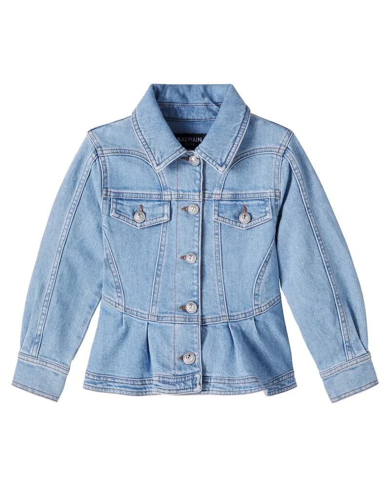 Balmain Jeansjacke Blau