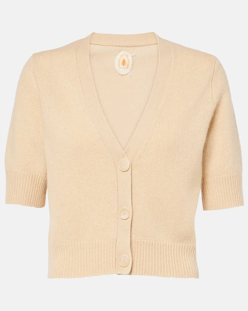 Jardin des Orangers Cardigan aus Kaschmir Beige