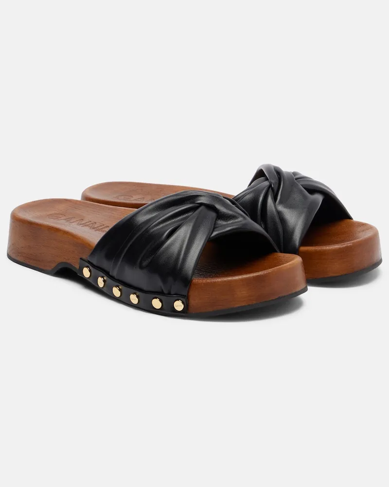 Ganni Clogs Tia Schwarz