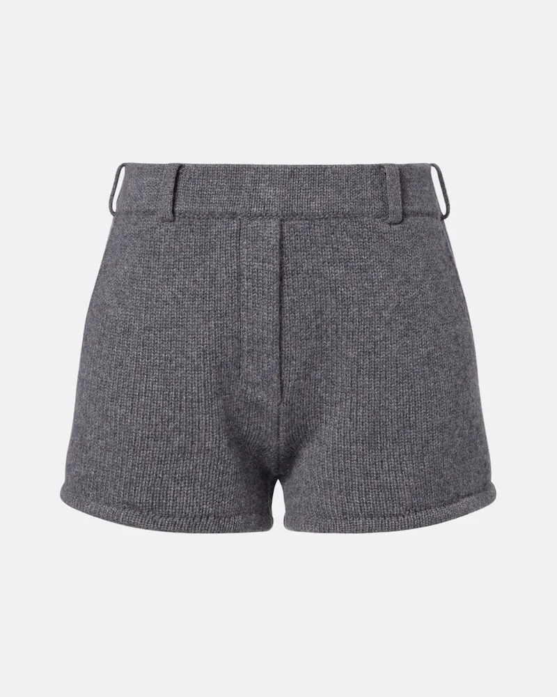 Lisa Yang Shorts Annora aus Kaschmir Grau