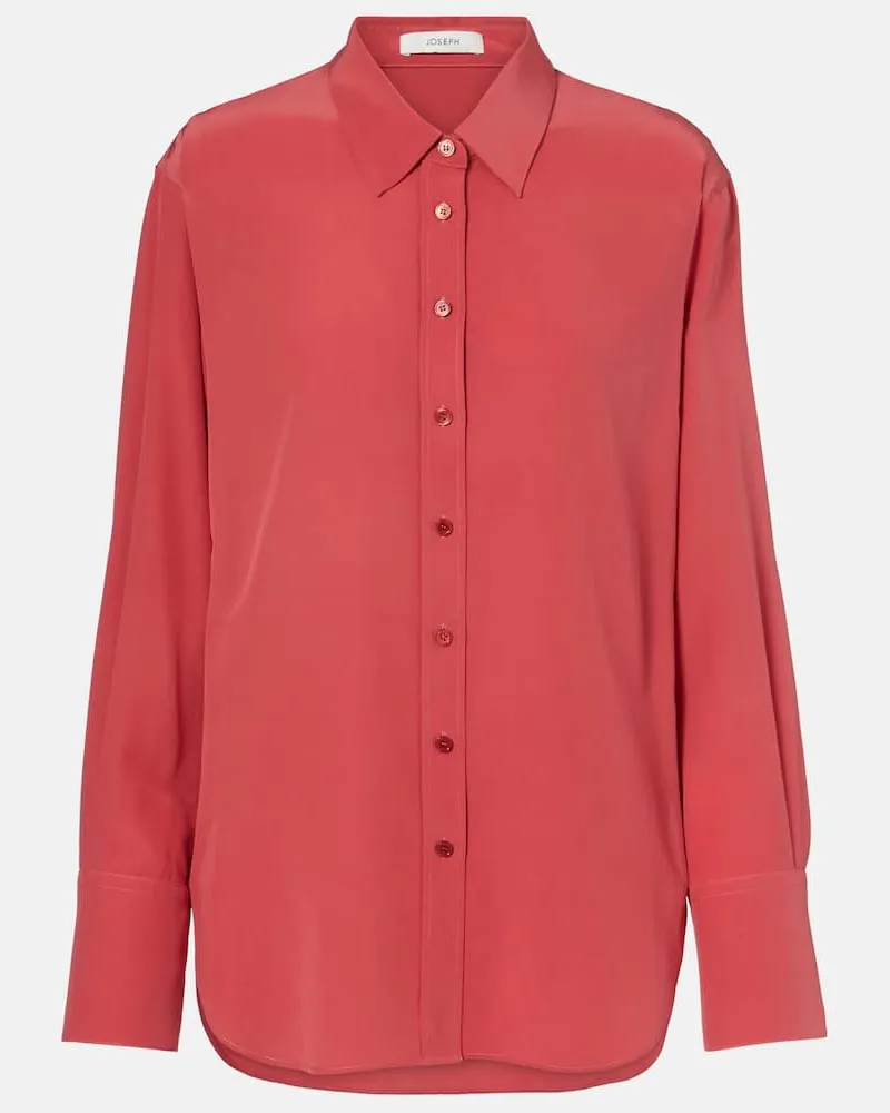 Joseph Hemd Joe aus Crêpe de Chine aus Seide Rosa