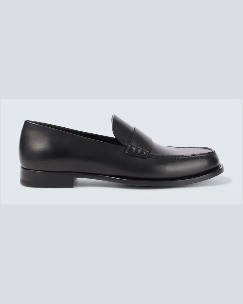 The Row Loafers Novus aus Leder Schwarz