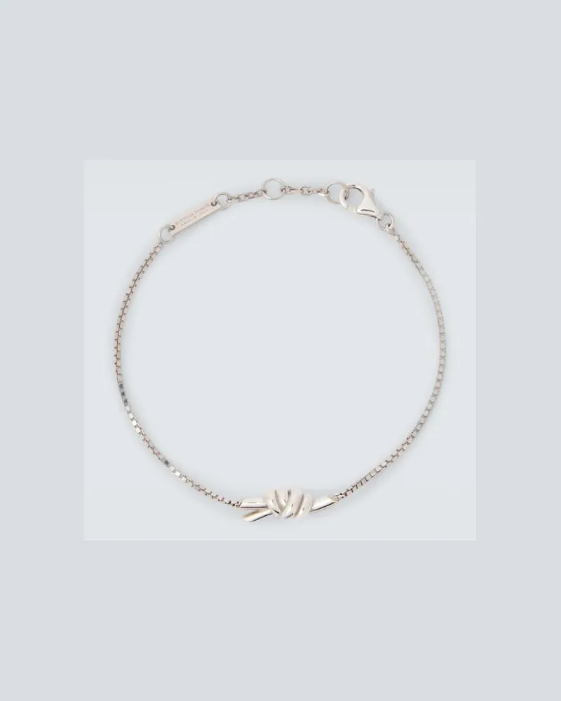 Bottega Veneta Armband Knot aus Sterlingsilber Silber
