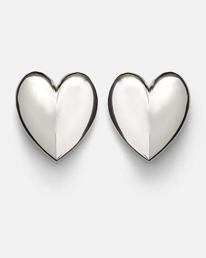 Jennifer Fisher Ohrringe Puffy Heart, 10kt vergoldet Silber