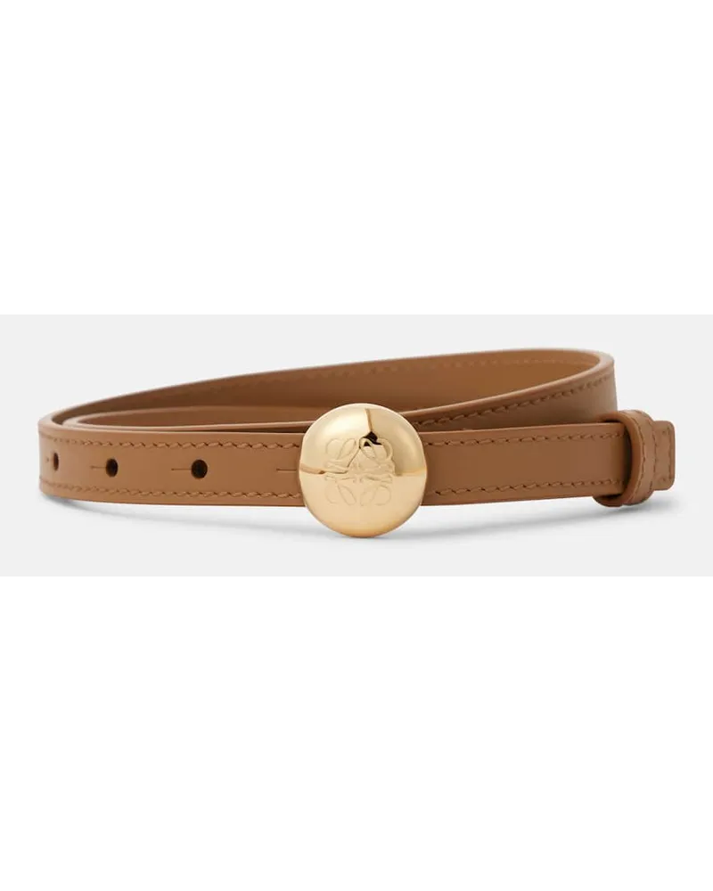 Loewe Gürtel Pebble aus Leder Braun