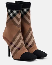 Burberry Ankle Boots Braun