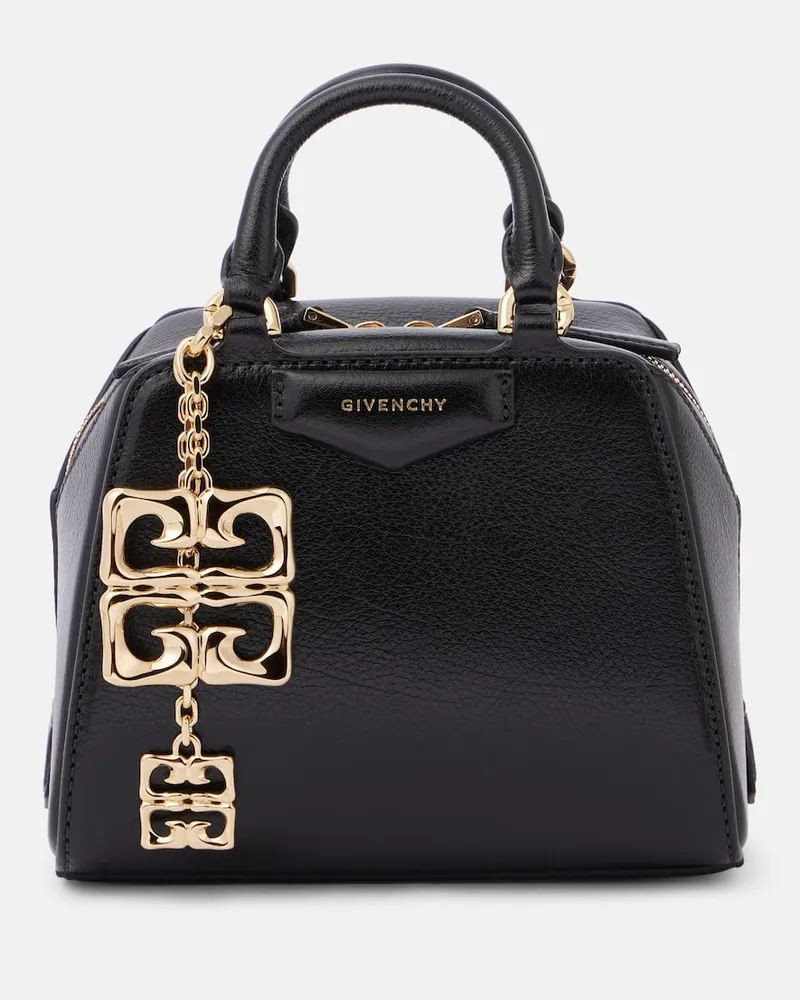 Givenchy Tote Bag Antigona Cube Nano aus Leder Schwarz