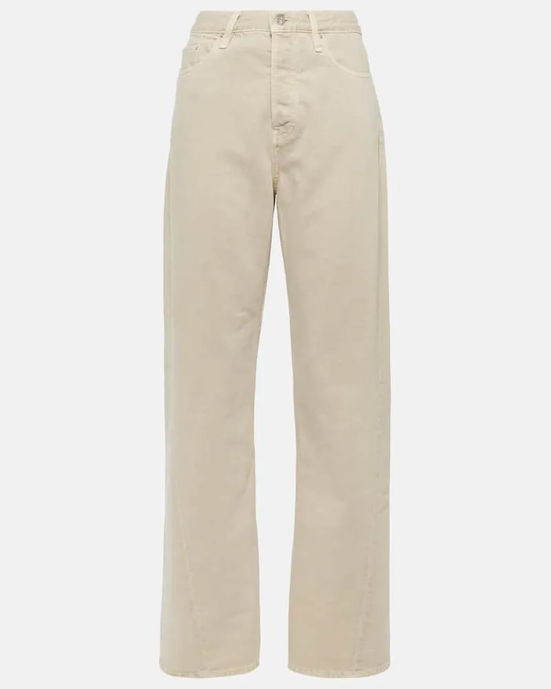 Totême Straight Jeans Grau