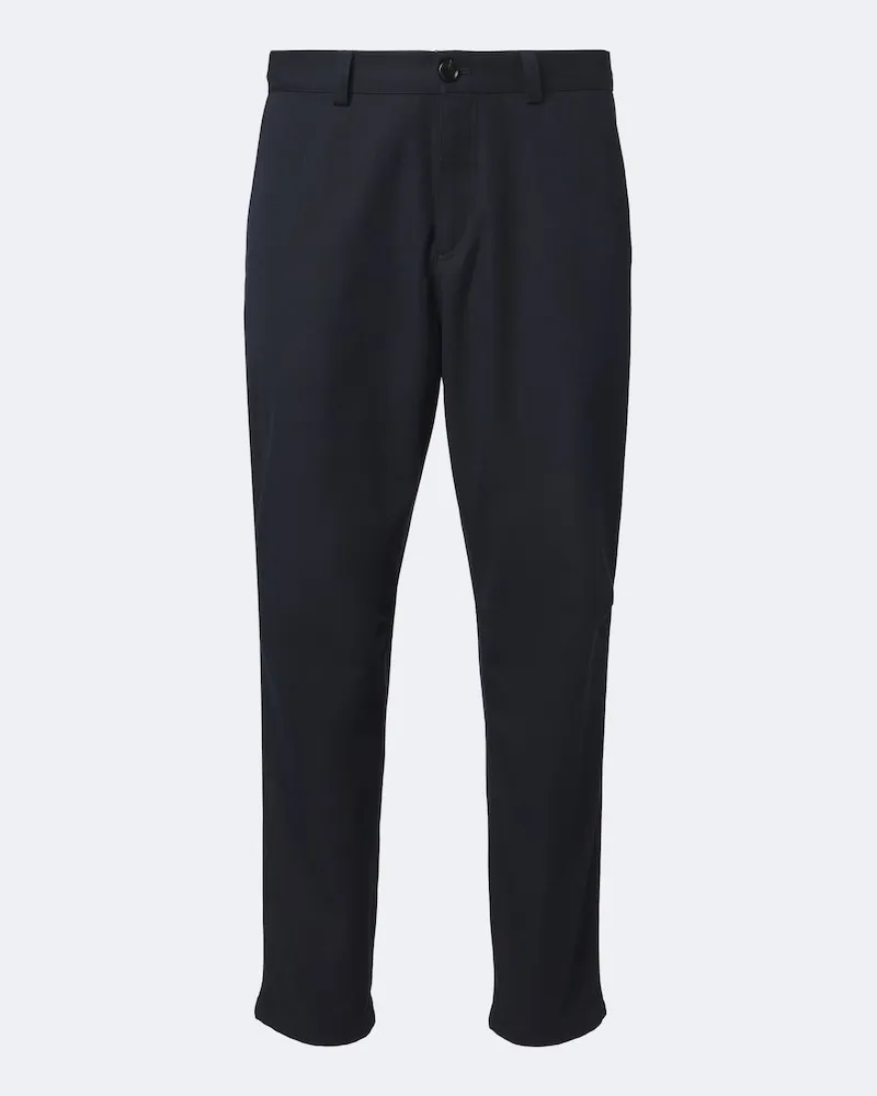 Brunello Cucinelli Hose aus Baumwolle und Wolle Blau