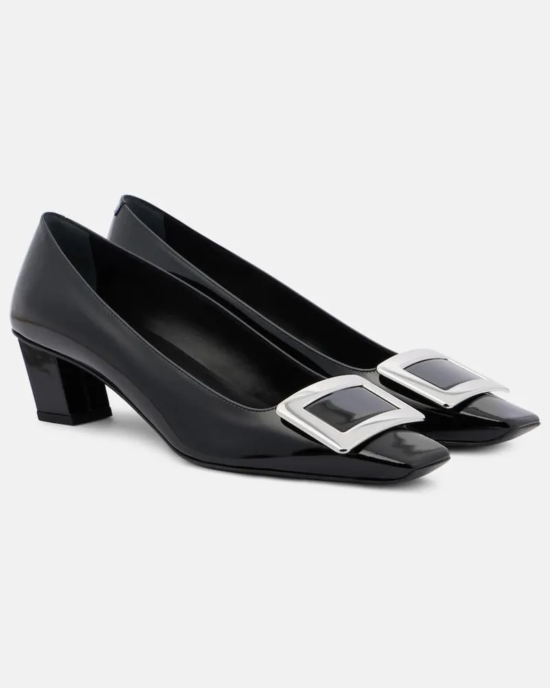 Roger Vivier Pumps Belle Vivier 45 aus Lackleder Schwarz