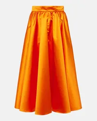 Patou Midirock aus Satin Orange