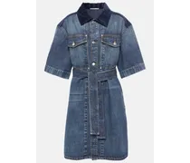 Jeanskleid mit Cord