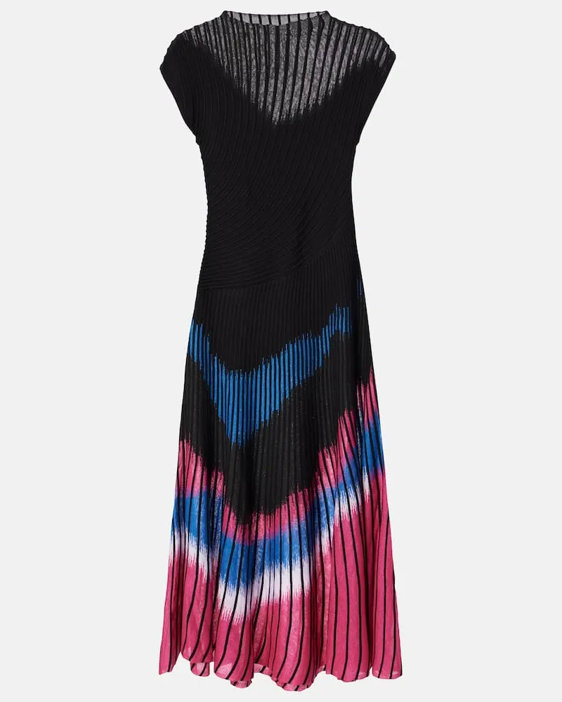 Diane von Furstenberg Bedrucktes Midikleid Rick aus Seide Multicolor