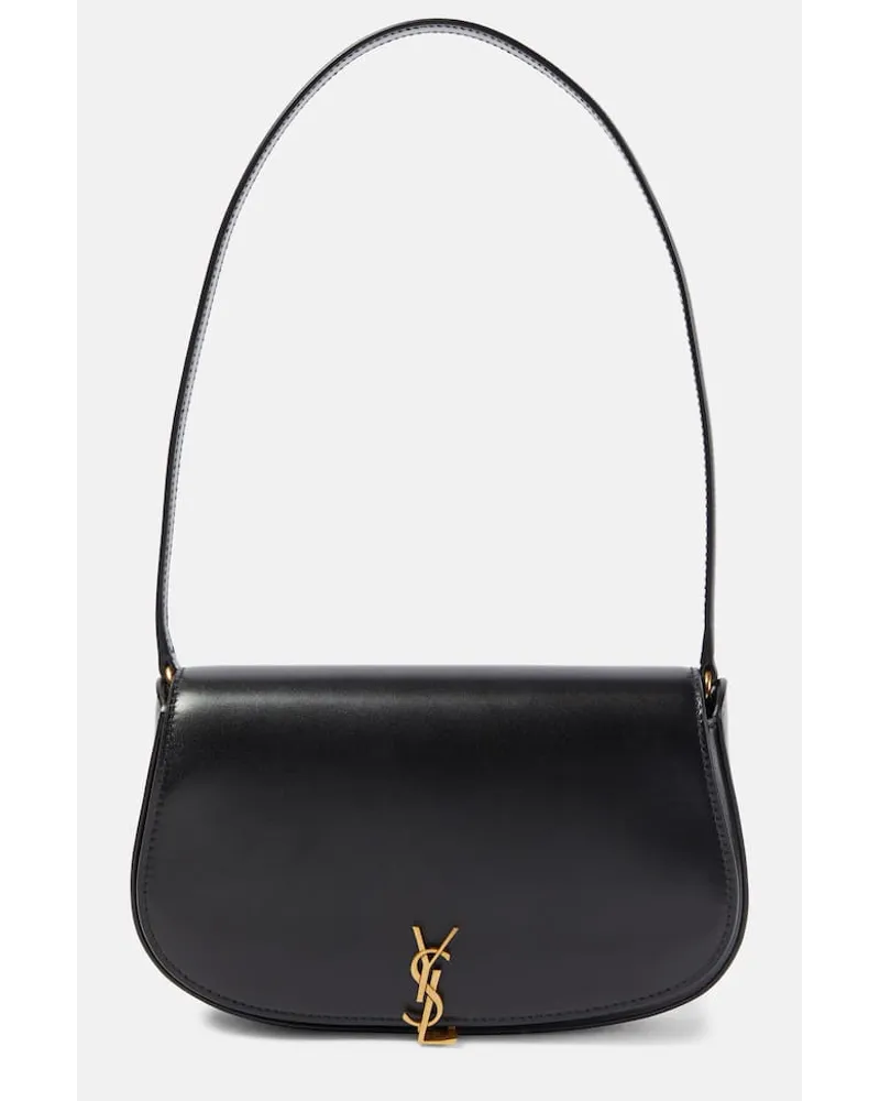Saint Laurent Schultertasche Voltaire Mini aus Leder Schwarz