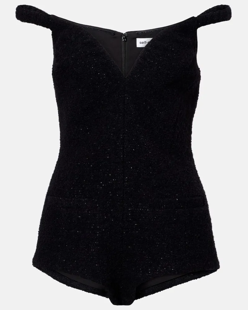 Self-Portrait Strampler Schwarz