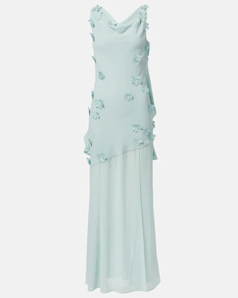 ROTATE Birger Christensen Robe Blau