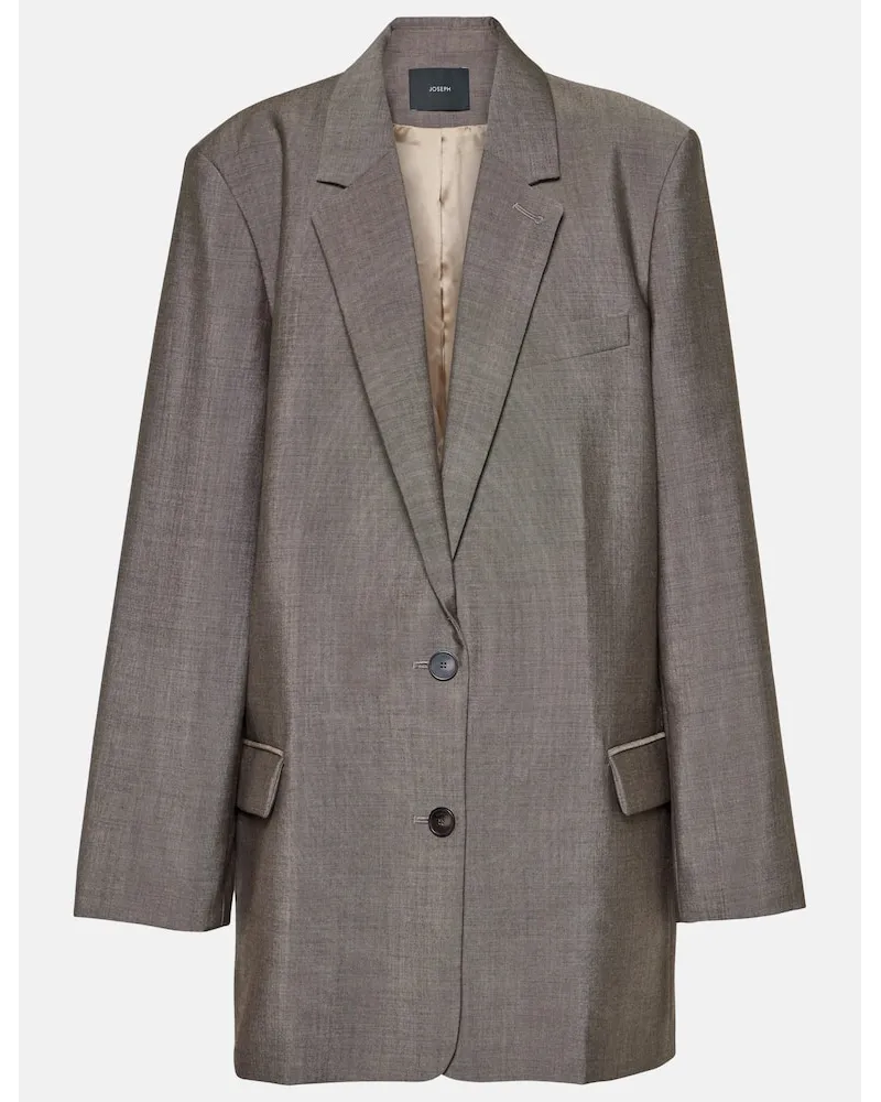 Joseph Blazer Allcroft aus Wolle und Mohair Braun