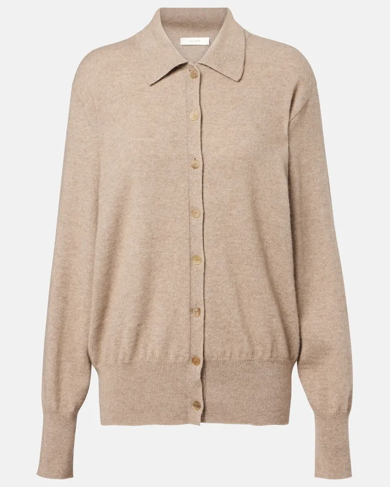 The Row Cardigan Lillia aus Kaschmir Braun