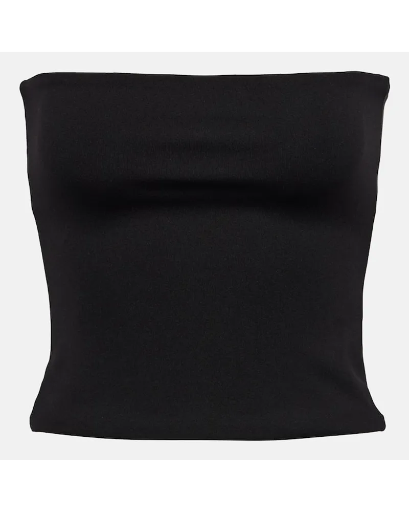 WARDROBE.NYC Top aus Jersey Schwarz