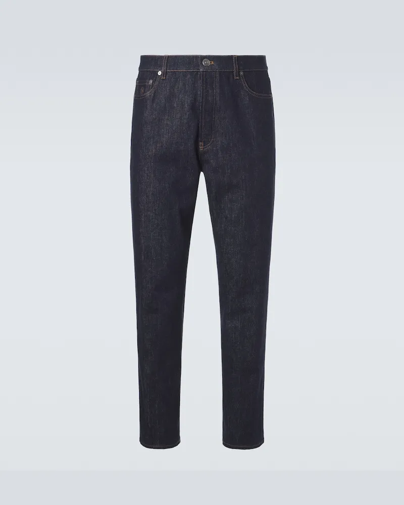 Brunello Cucinelli Mid-Rise Jeans Blau