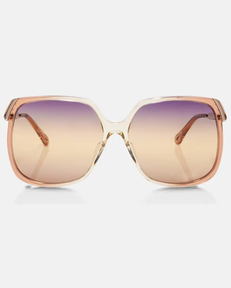 Chloé Chloé Oversize-Sonnenbrille Gold